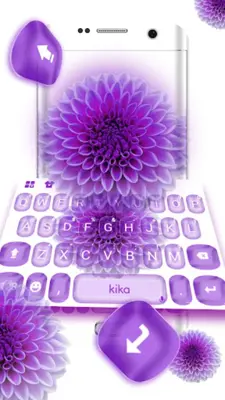 Purple Floral android App screenshot 3